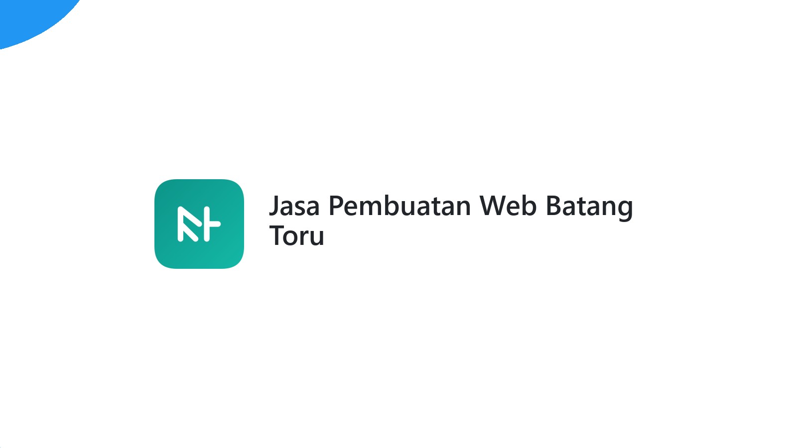 Jasa Pembuatan Web Batang Toru
