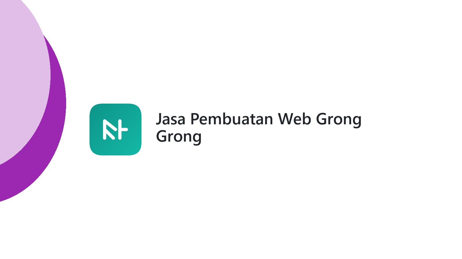 Jasa Pembuatan Web Grong Grong