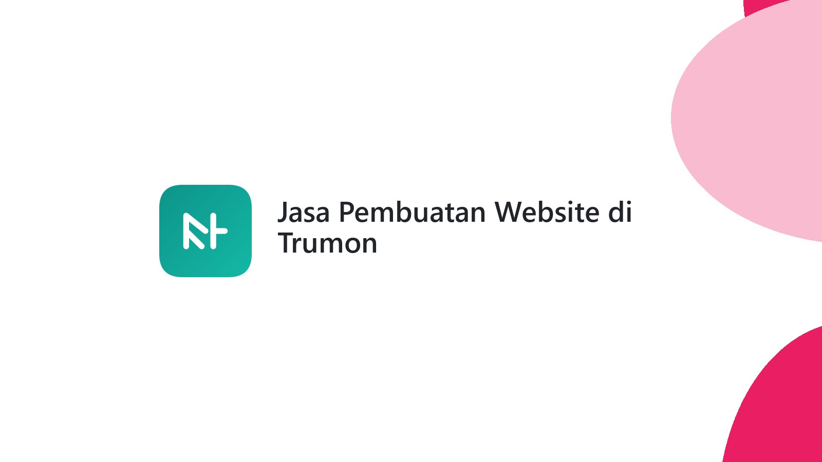 Jasa Pembuatan Website di Trumon
