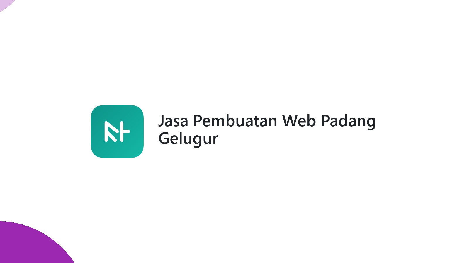 Jasa Pembuatan Web Padang Gelugur