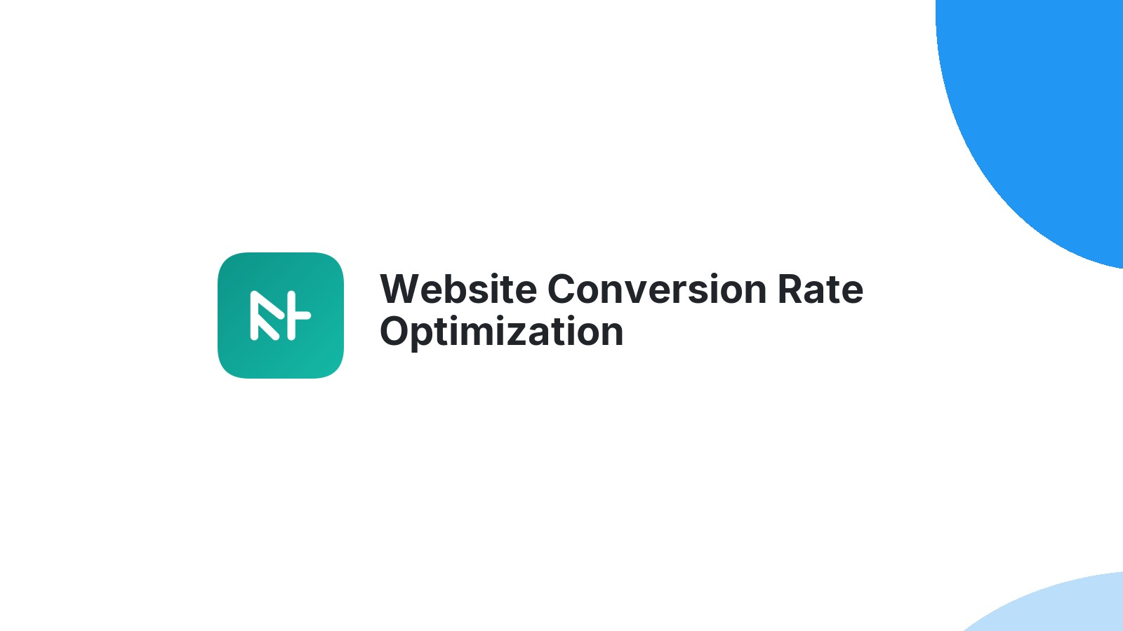 Website Conversion Rate Optimization