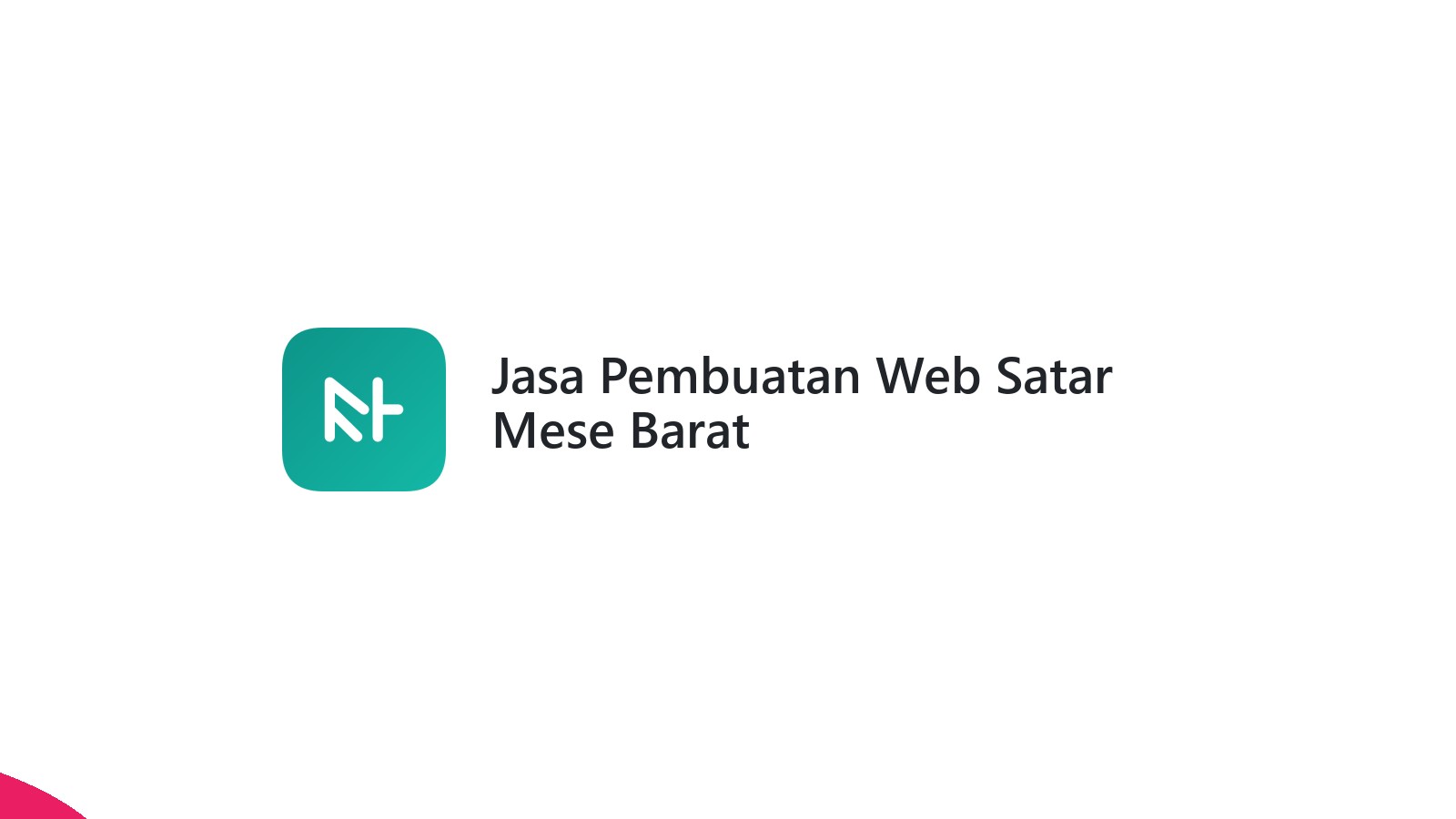 Jasa Pembuatan Web Satar Mese Barat