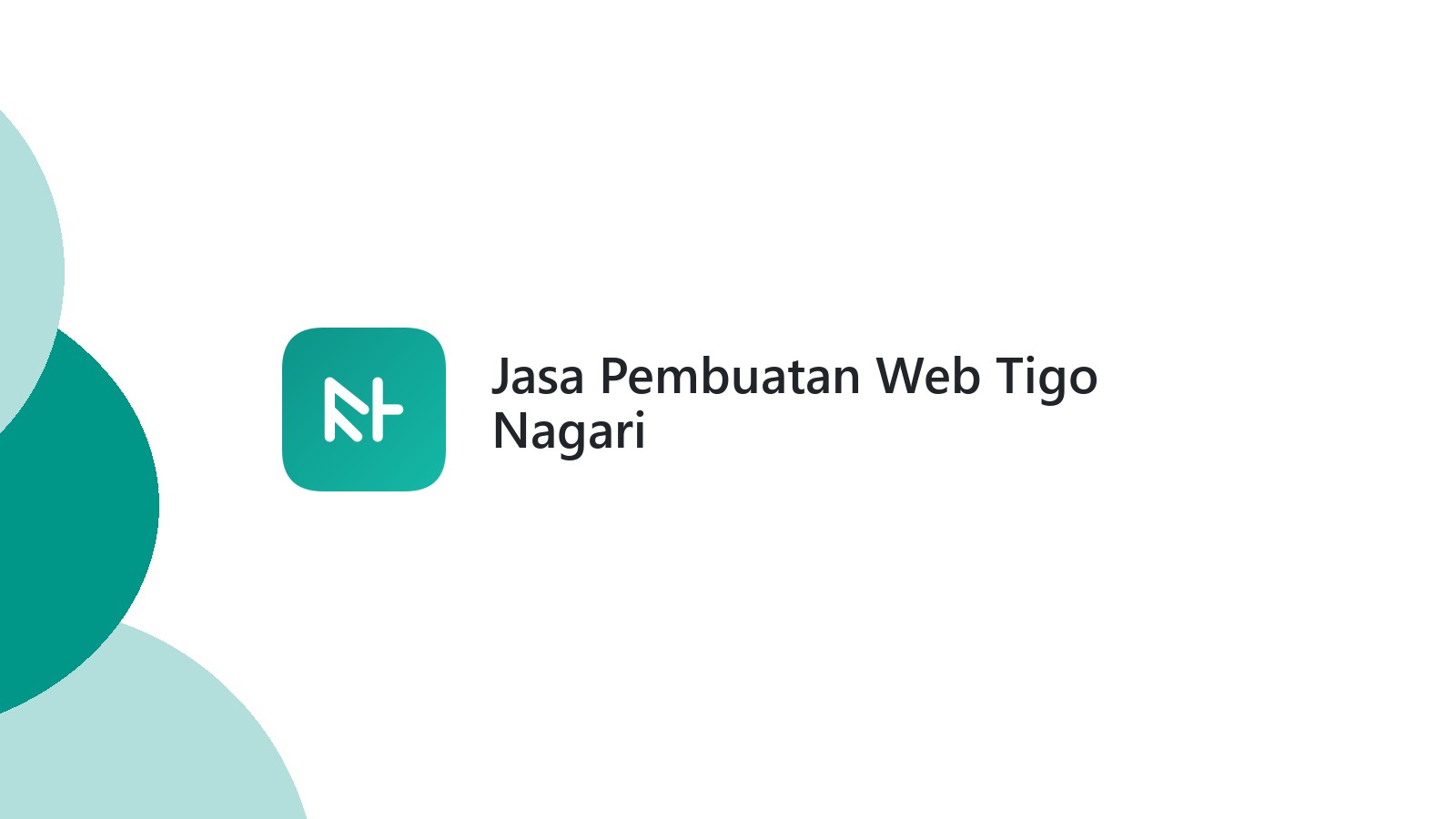 Jasa Pembuatan Web Tigo Nagari