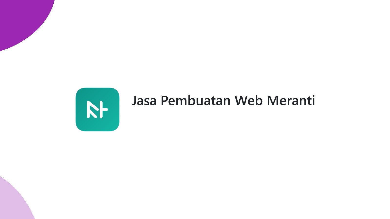 Jasa Pembuatan Web Meranti