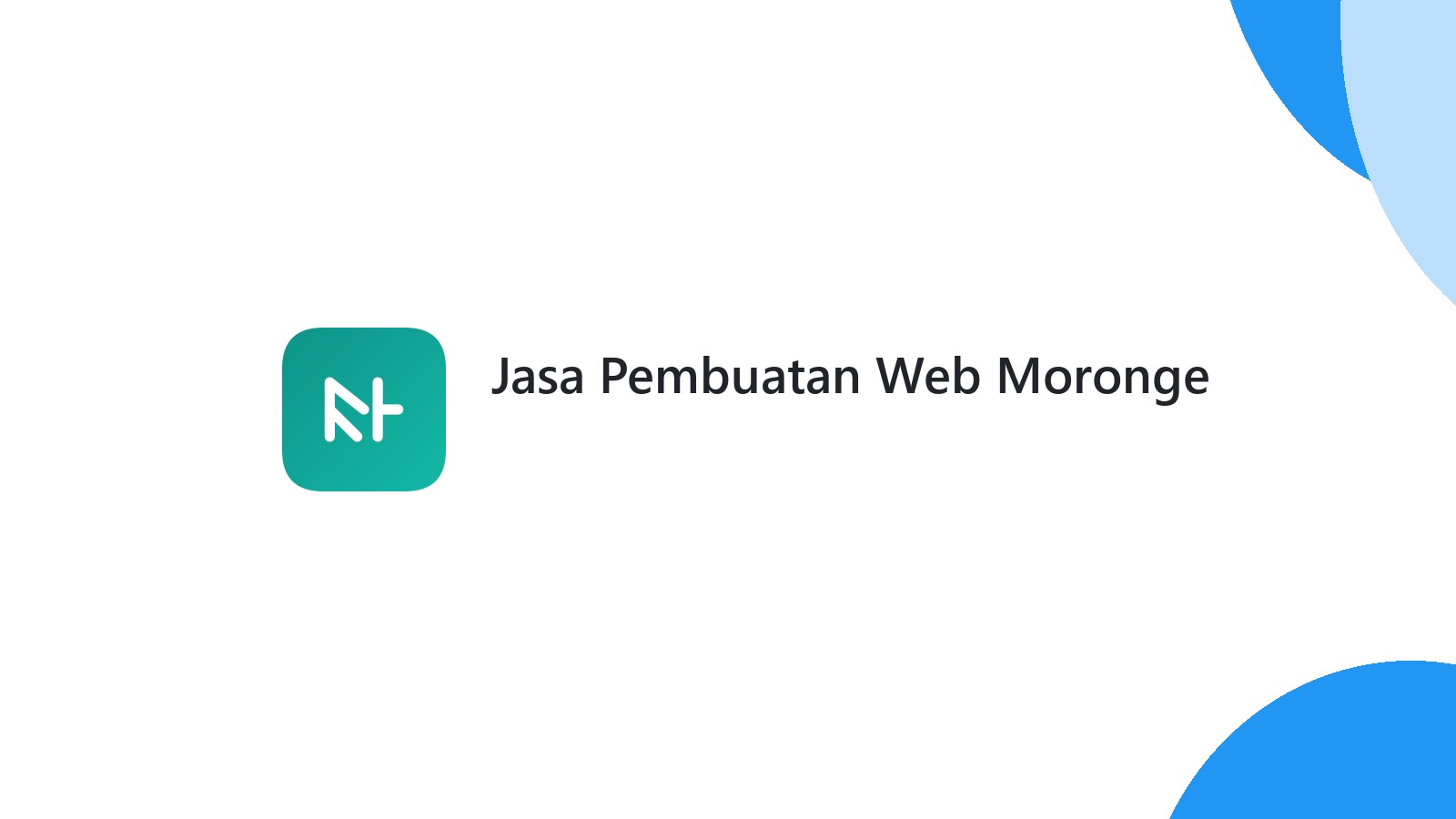 Jasa Pembuatan Web Moronge