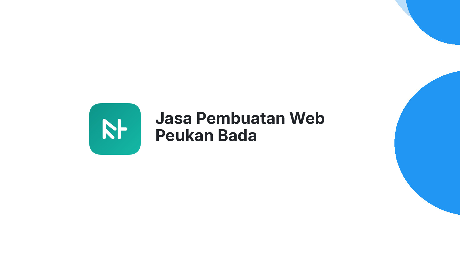 Jasa Pembuatan Web Peukan Bada