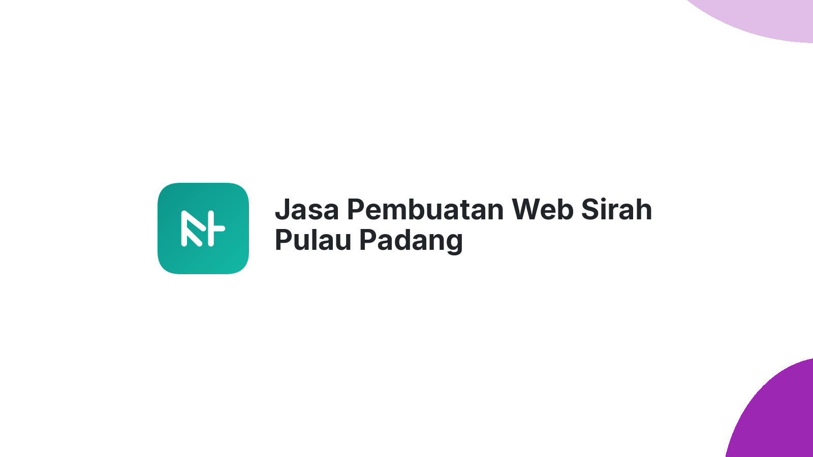 Jasa Pembuatan Web Sirah Pulau Padang