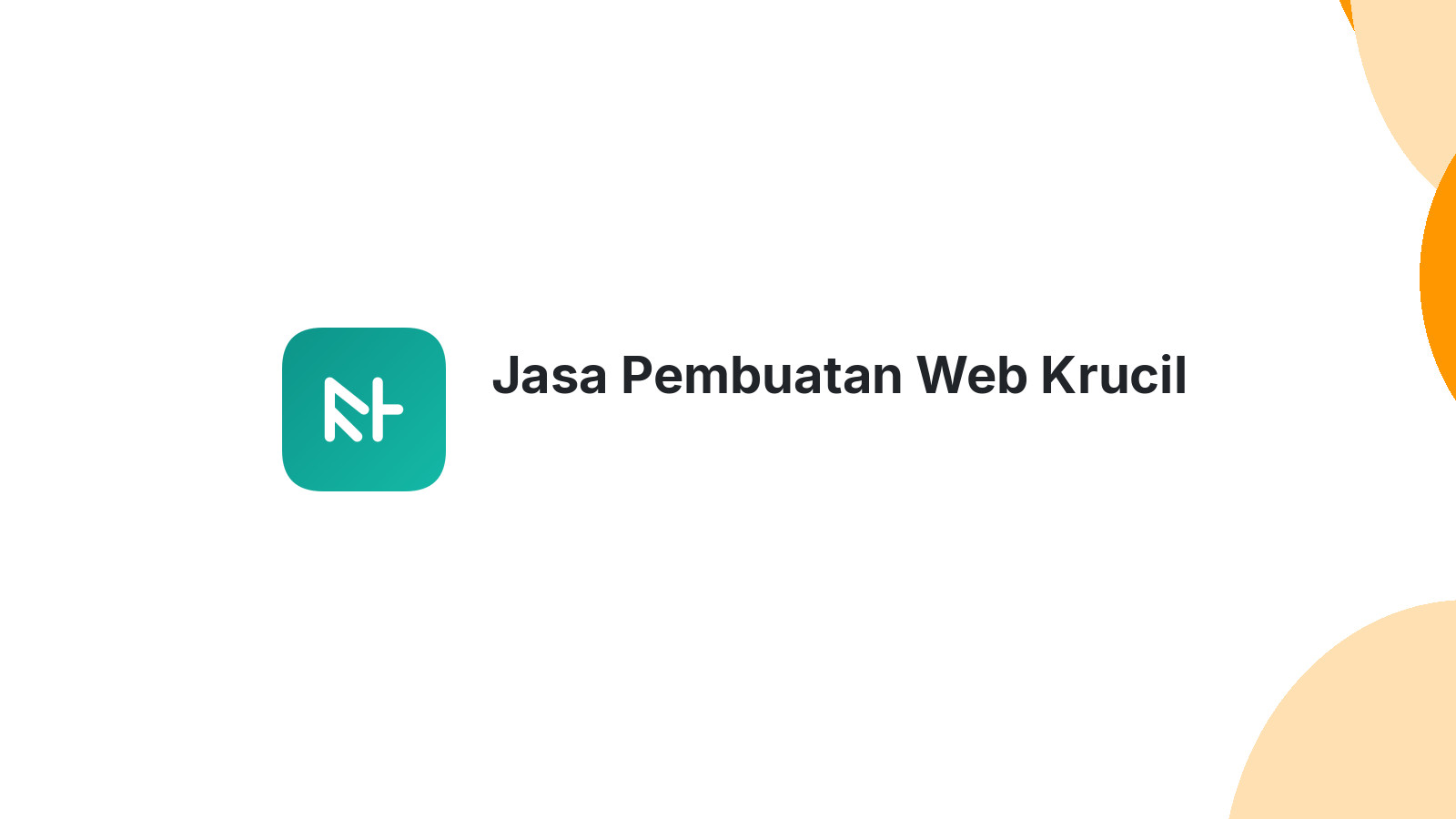 Jasa Pembuatan Web Krucil