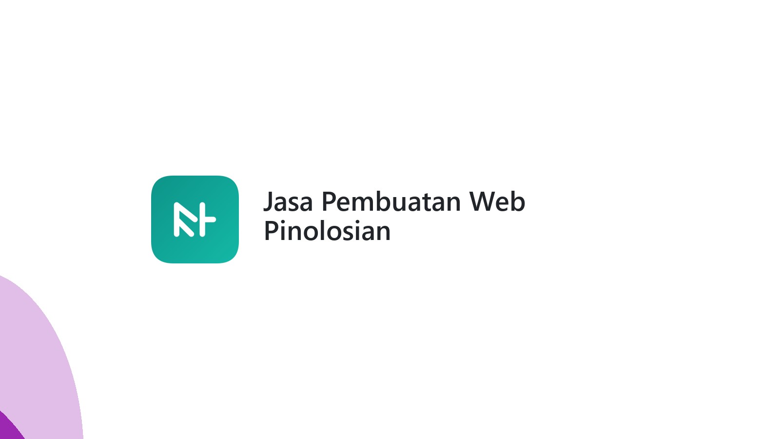 Jasa Pembuatan Web Pinolosian