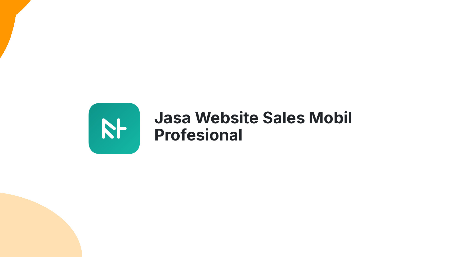 Jasa Website Sales Mobil Profesional