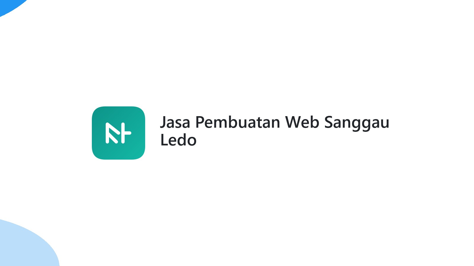 Jasa Pembuatan Web Sanggau Ledo