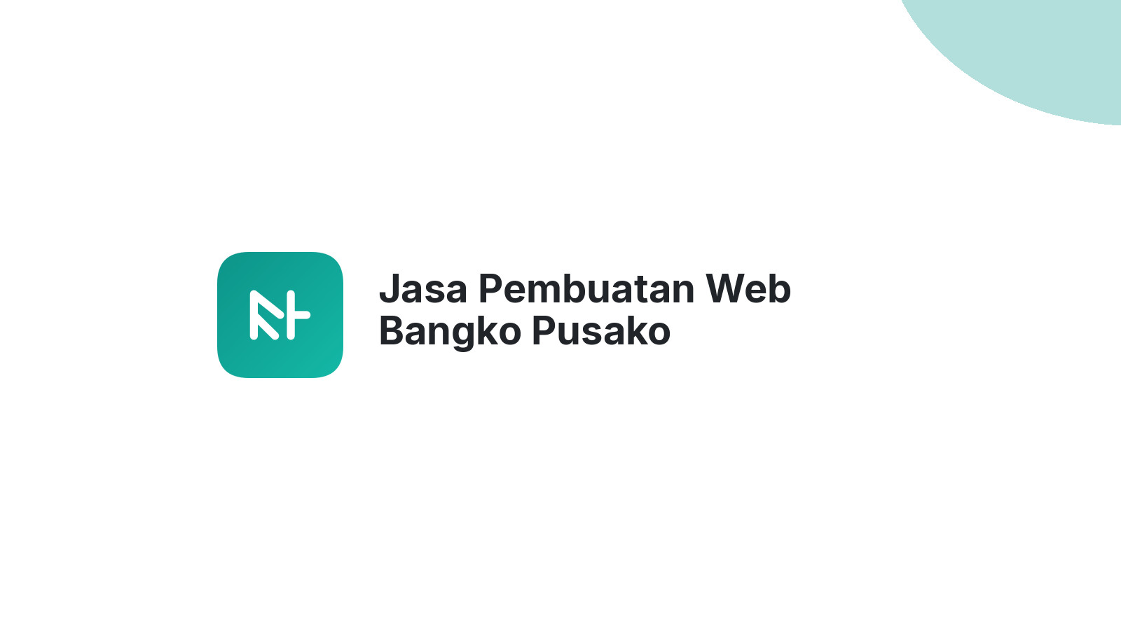 Jasa Pembuatan Web Bangko Pusako