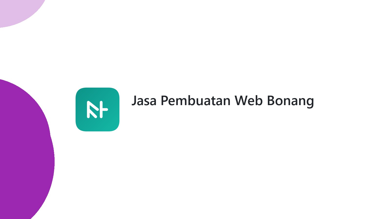 Jasa Pembuatan Web Bonang