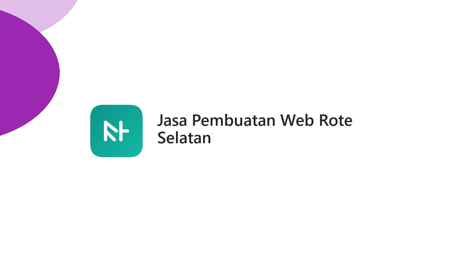 Jasa Pembuatan Web Rote Selatan