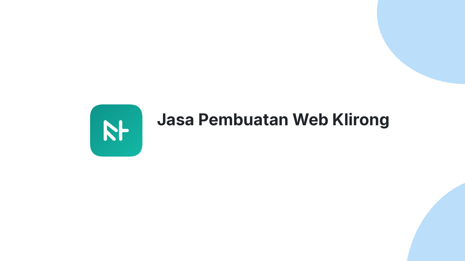 Jasa Pembuatan Web Klirong