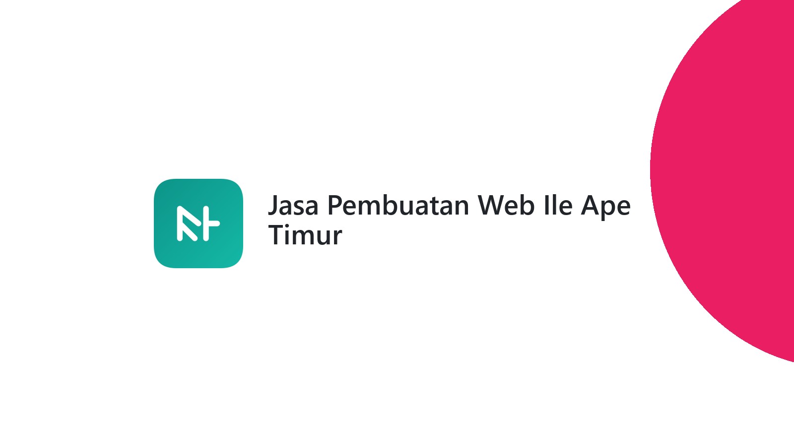 Jasa Pembuatan Web Ile Ape Timur
