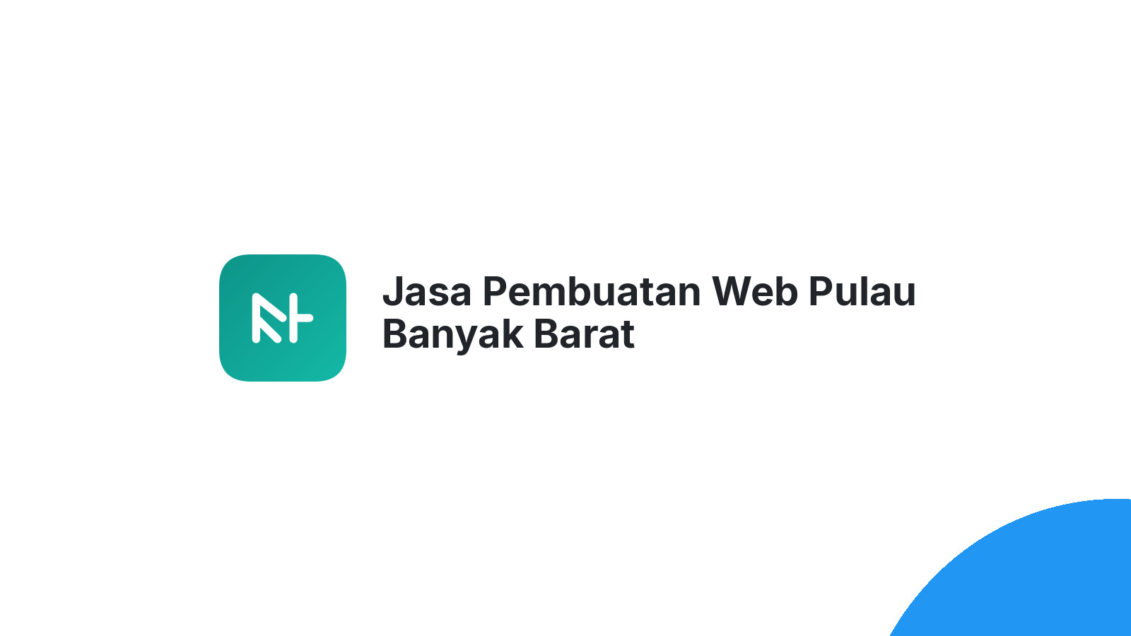 Jasa Pembuatan Web Pulau Banyak Barat