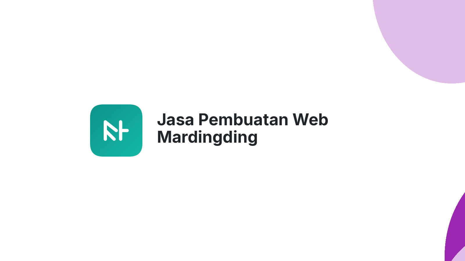Jasa Pembuatan Web Mardingding