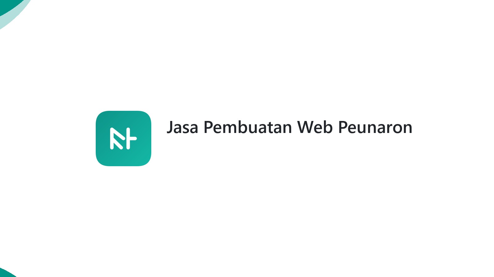 Jasa Pembuatan Web Peunaron