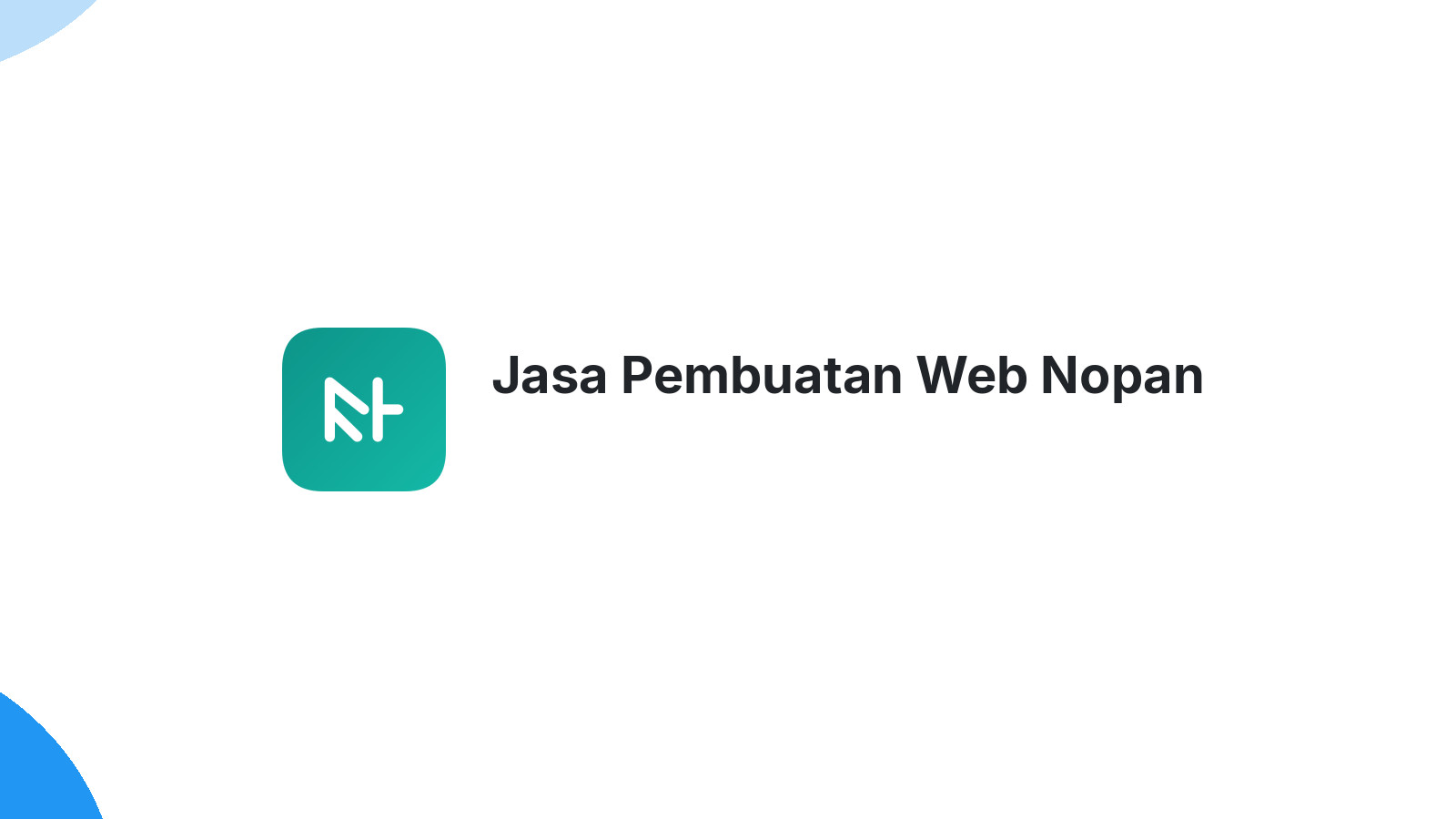Jasa Pembuatan Web Nopan
