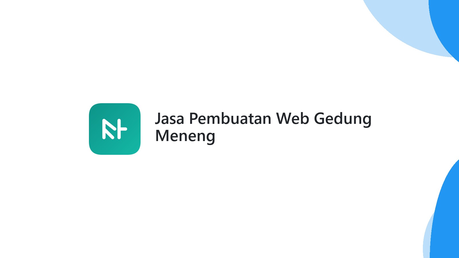 Jasa Pembuatan Web Gedung Meneng