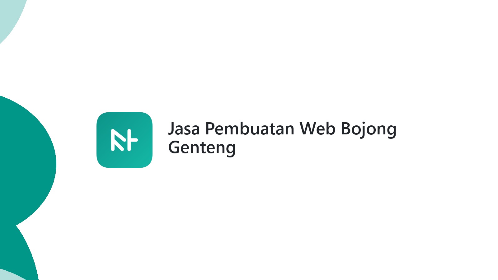 Jasa Pembuatan Web Bojong Genteng