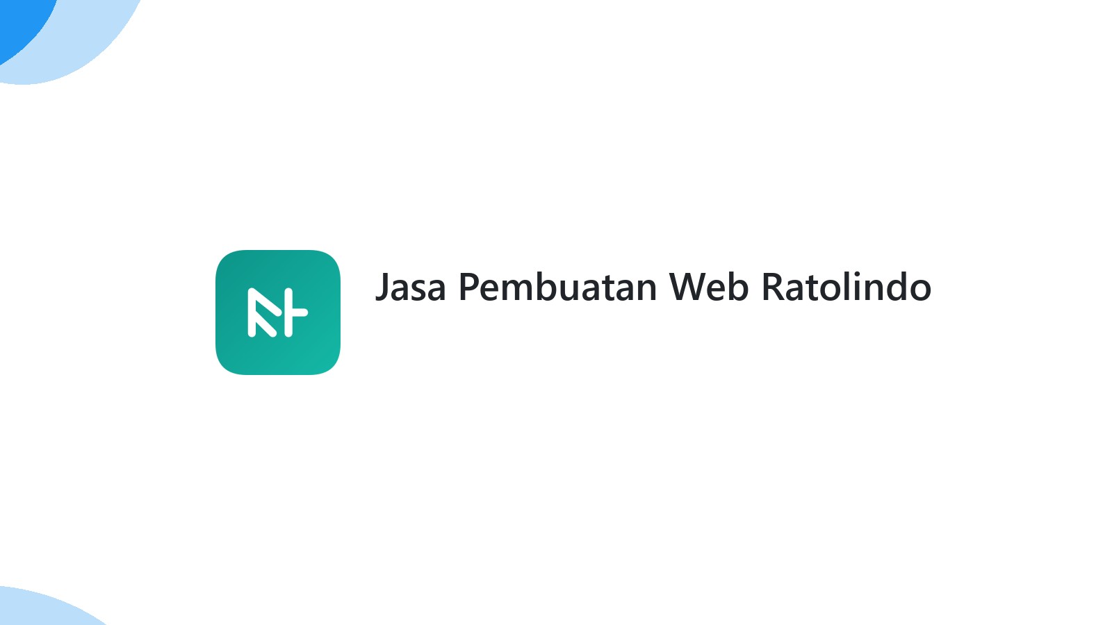 Jasa Pembuatan Web Ratolindo