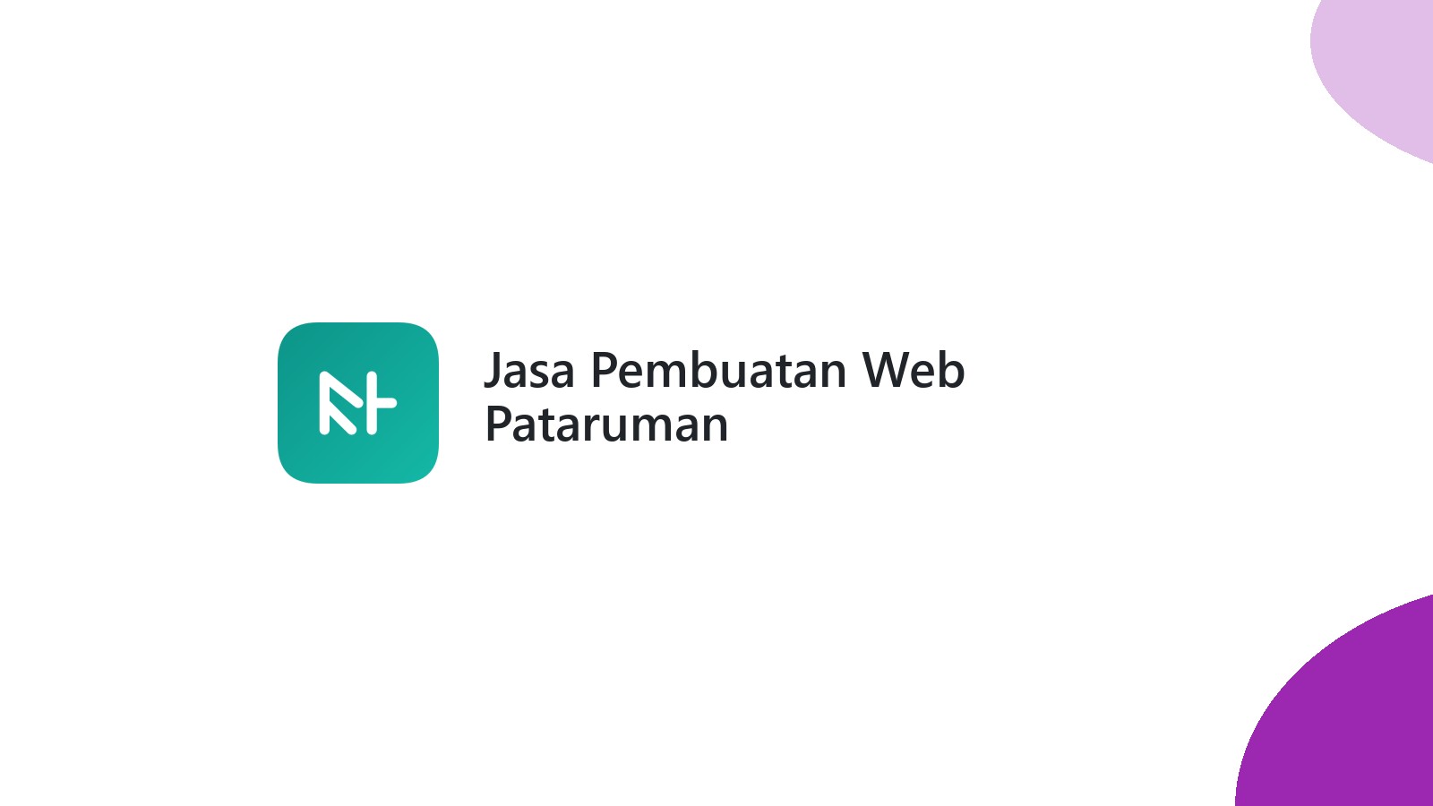 Jasa Pembuatan Web Pataruman