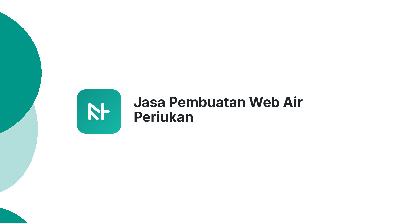 Jasa Pembuatan Web Air Periukan