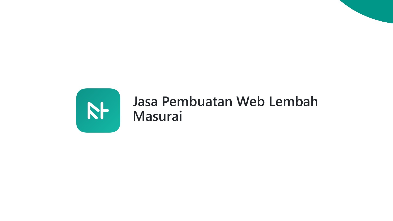 Jasa Pembuatan Web Lembah Masurai