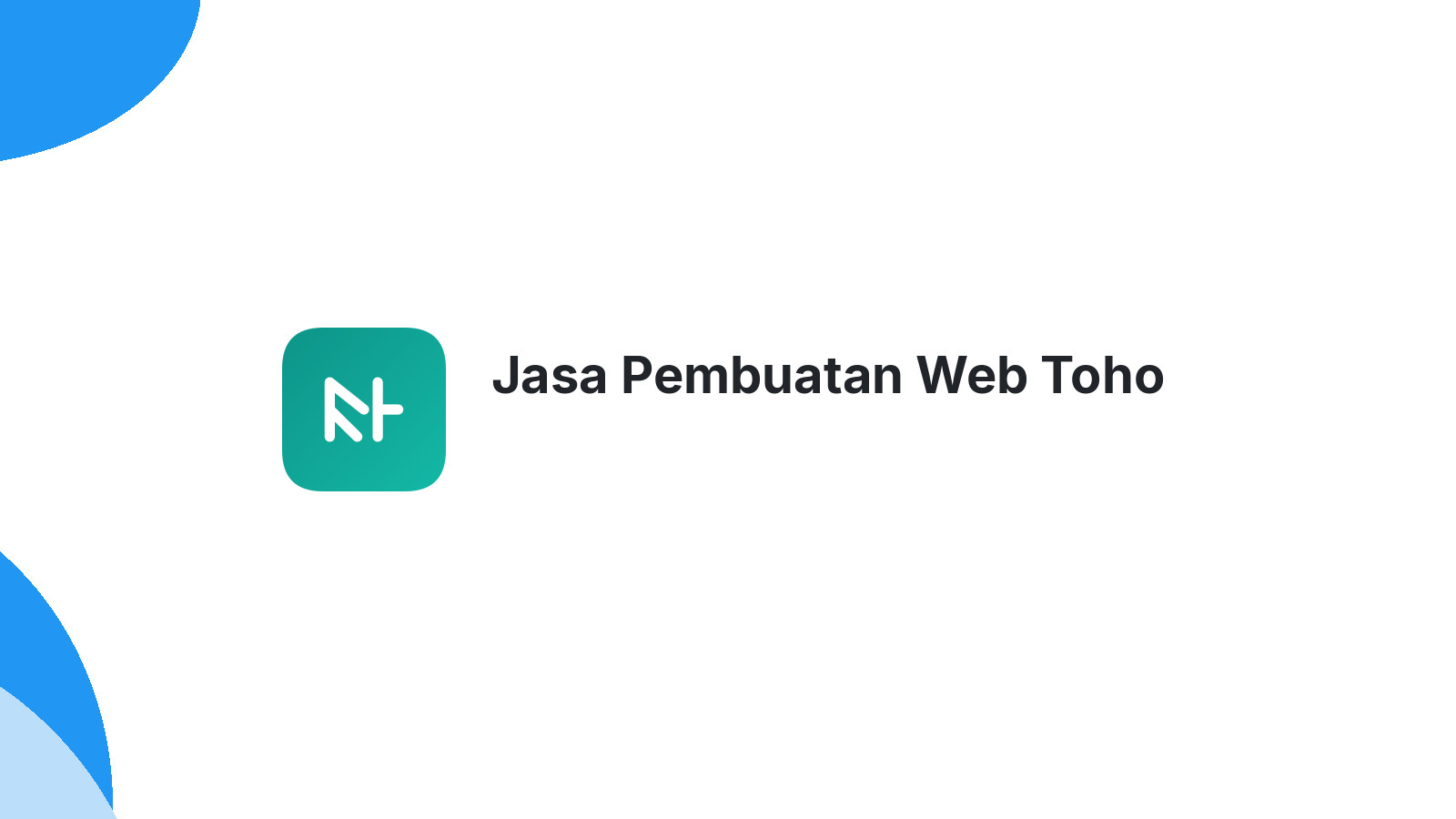 Jasa Pembuatan Web Toho