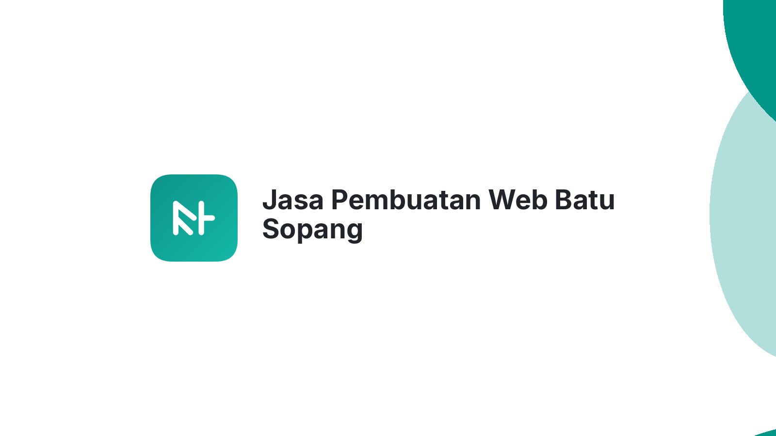 Jasa Pembuatan Web Batu Sopang
