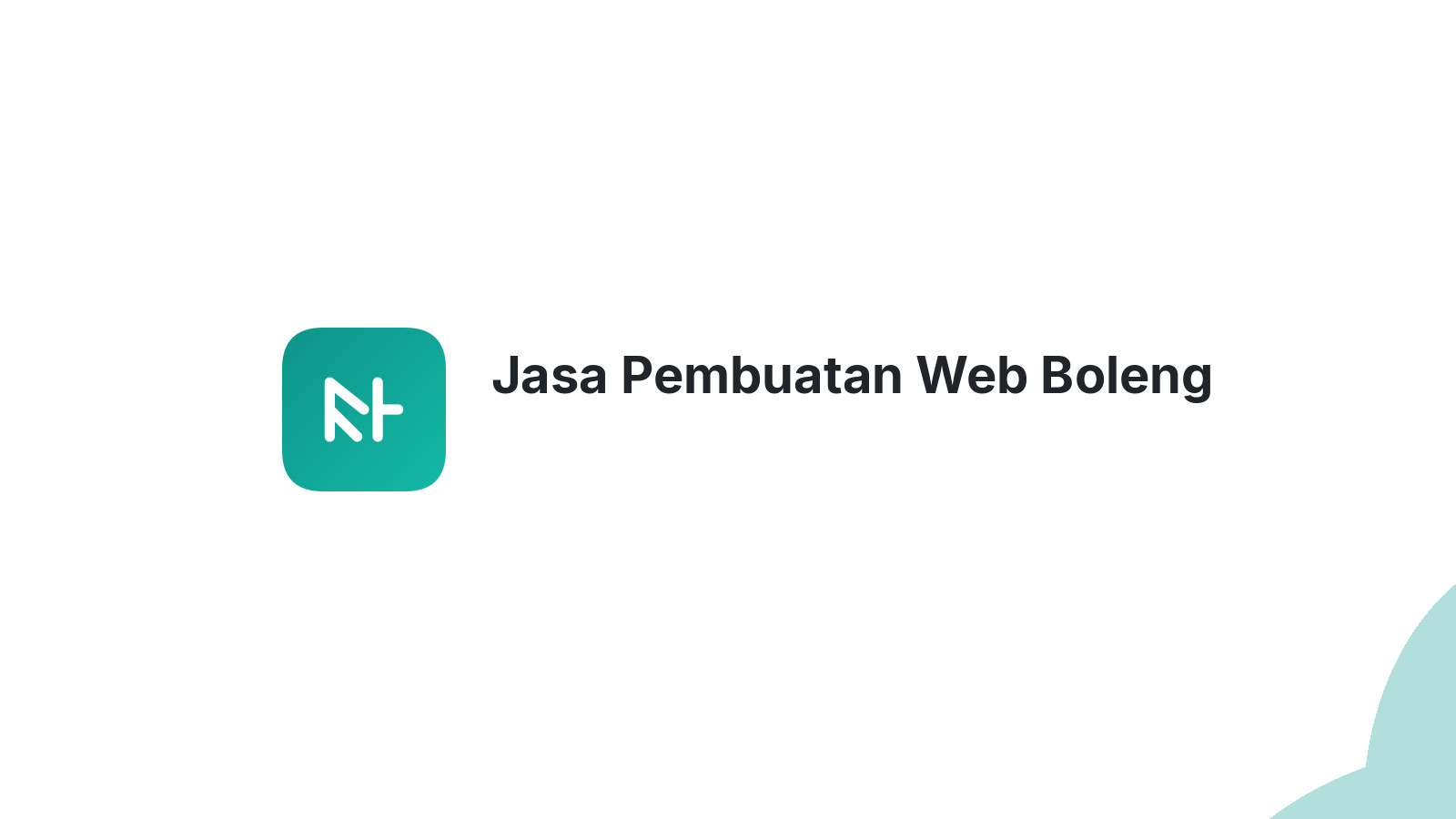 Jasa Pembuatan Web Boleng