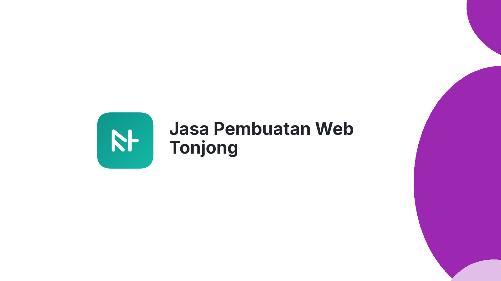 Jasa Pembuatan Web Tonjong