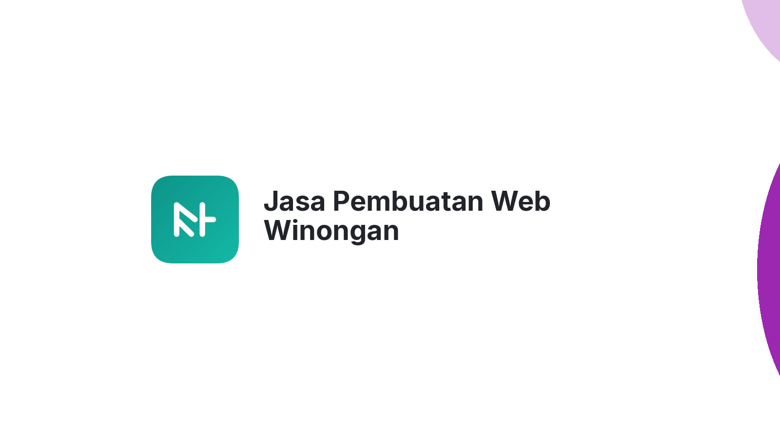 Jasa Pembuatan Web Winongan