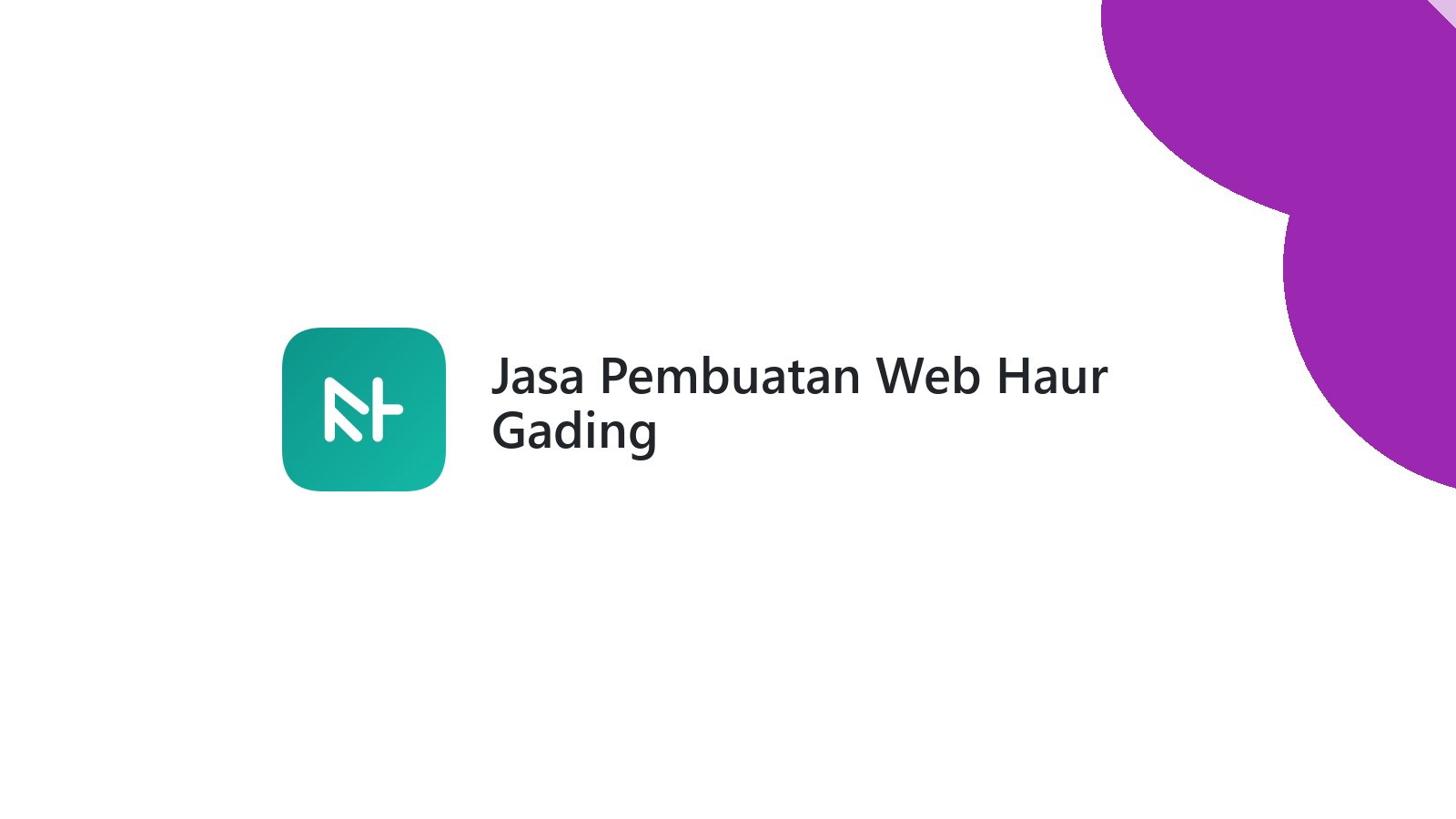 Jasa Pembuatan Web Haur Gading