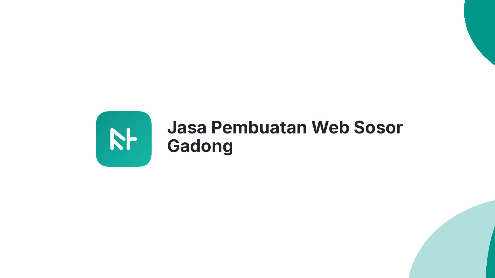 Jasa Pembuatan Web Sosor Gadong