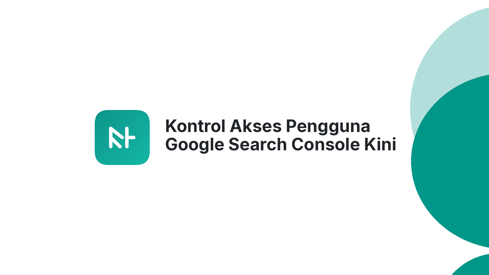 Kontrol Akses Pengguna Google Search Console Kini Lebih Rinci