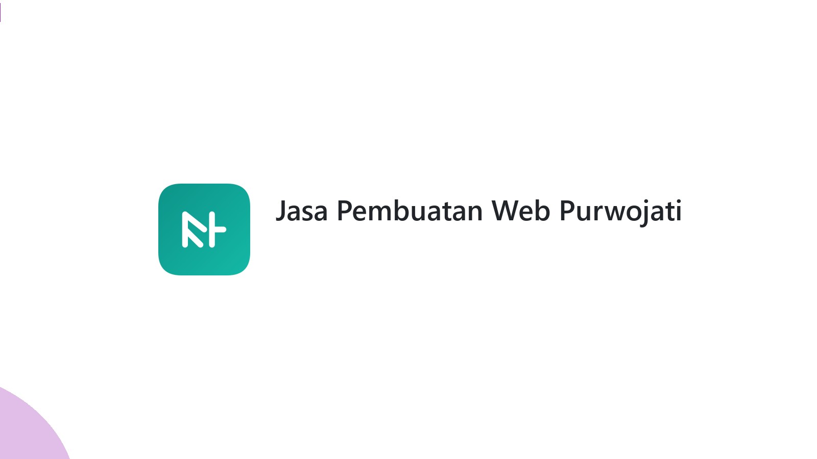 Jasa Pembuatan Web Purwojati