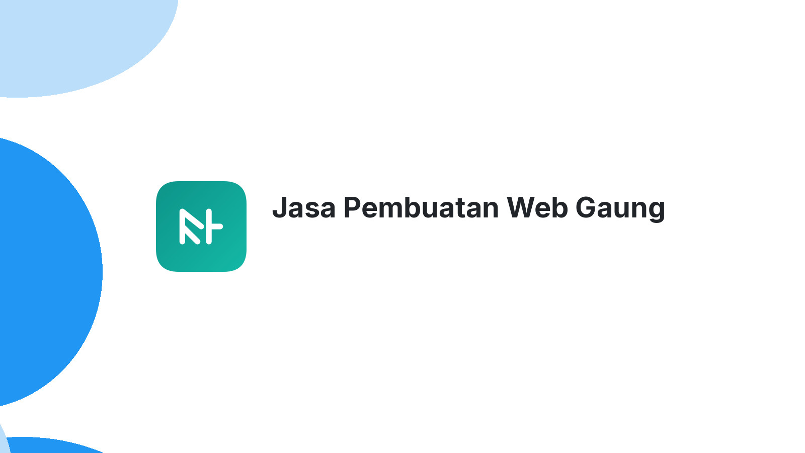 Jasa Pembuatan Web Gaung