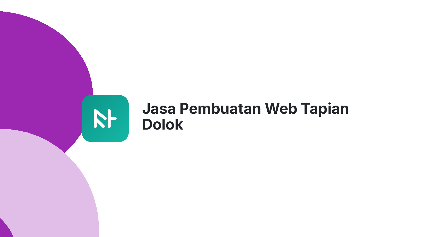 Jasa Pembuatan Web Tapian Dolok