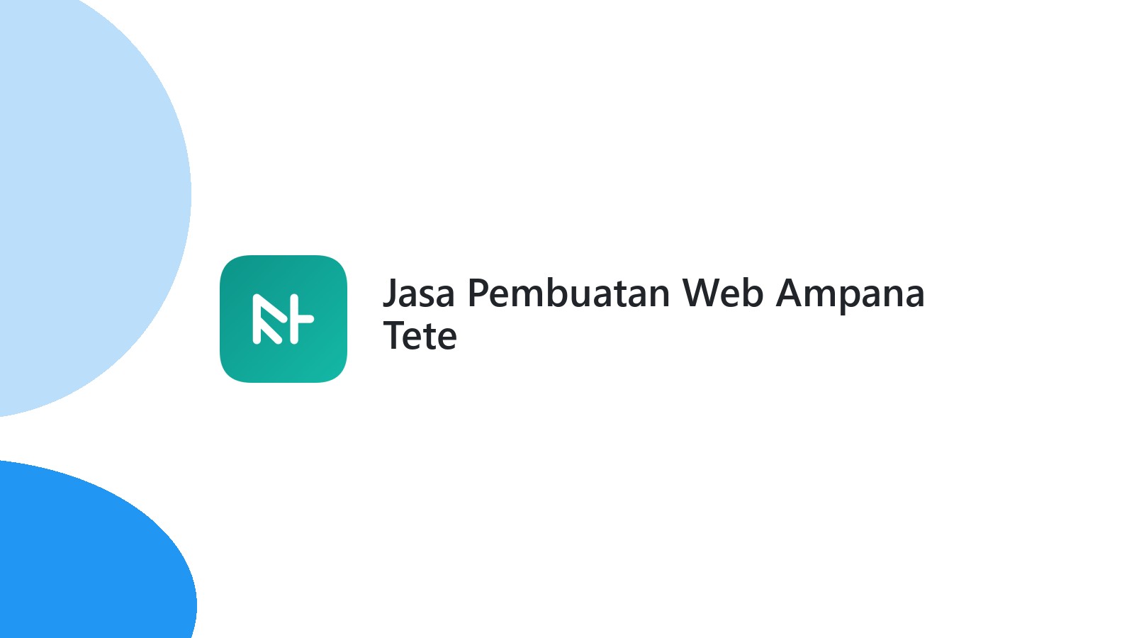 Jasa Pembuatan Web Ampana Tete