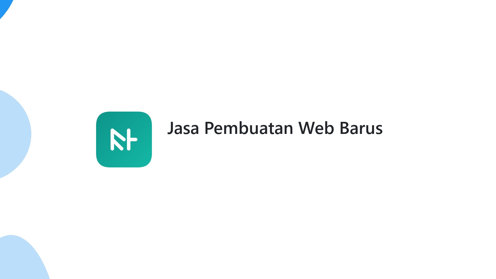 Jasa Pembuatan Web Barus