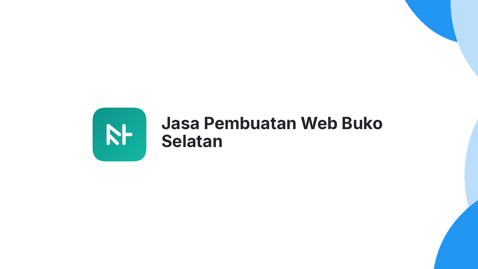 Jasa Pembuatan Web Buko Selatan