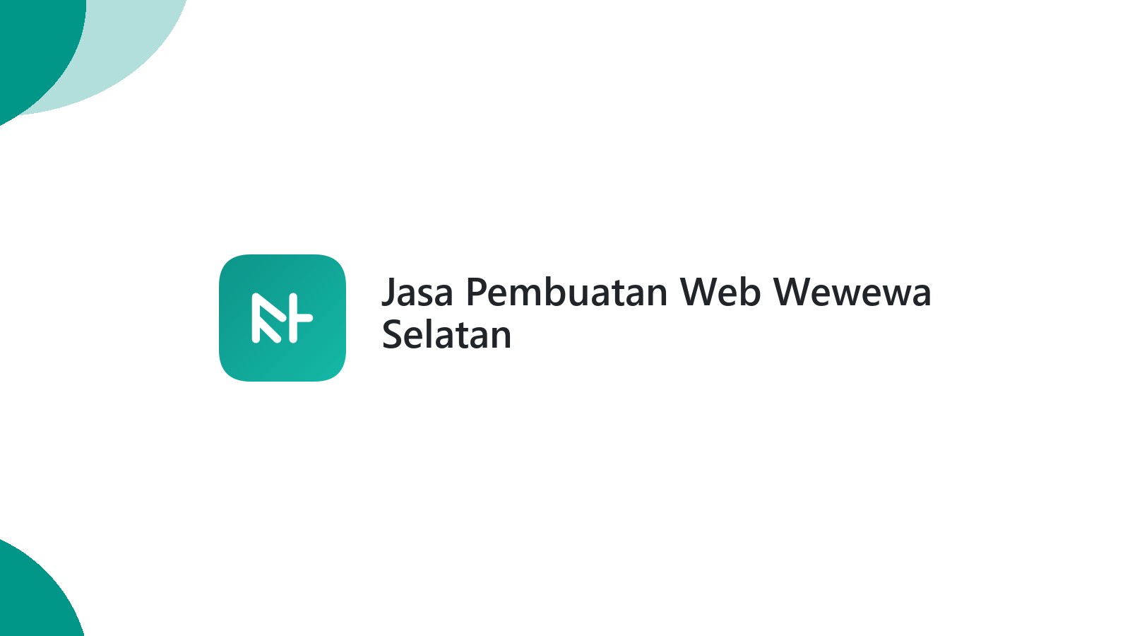 Jasa Pembuatan Web Wewewa Selatan