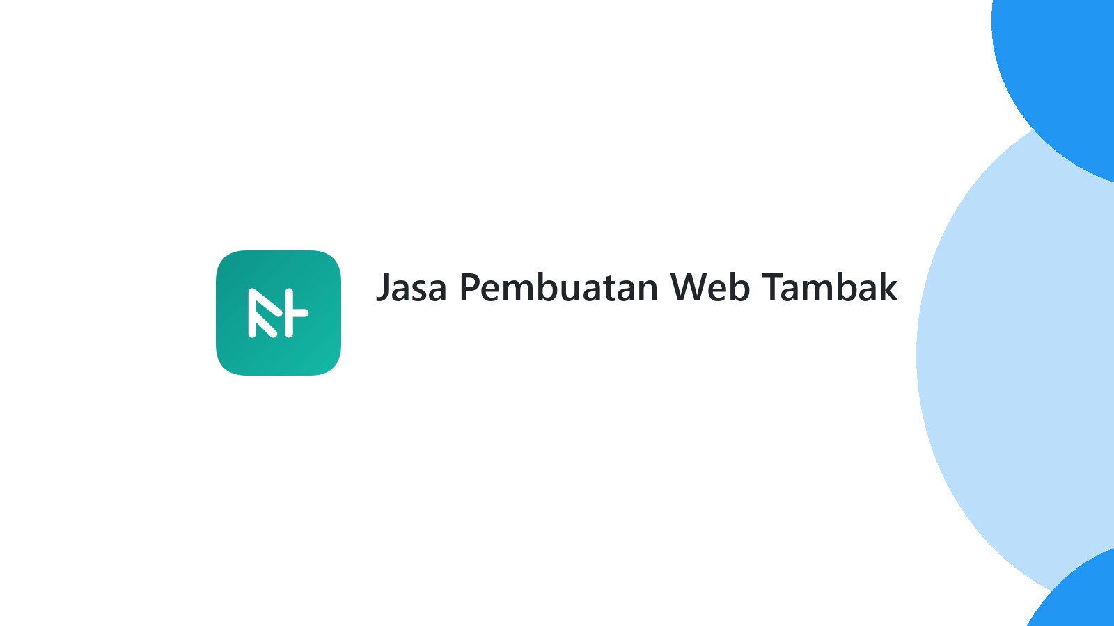 Jasa Pembuatan Web Tambak