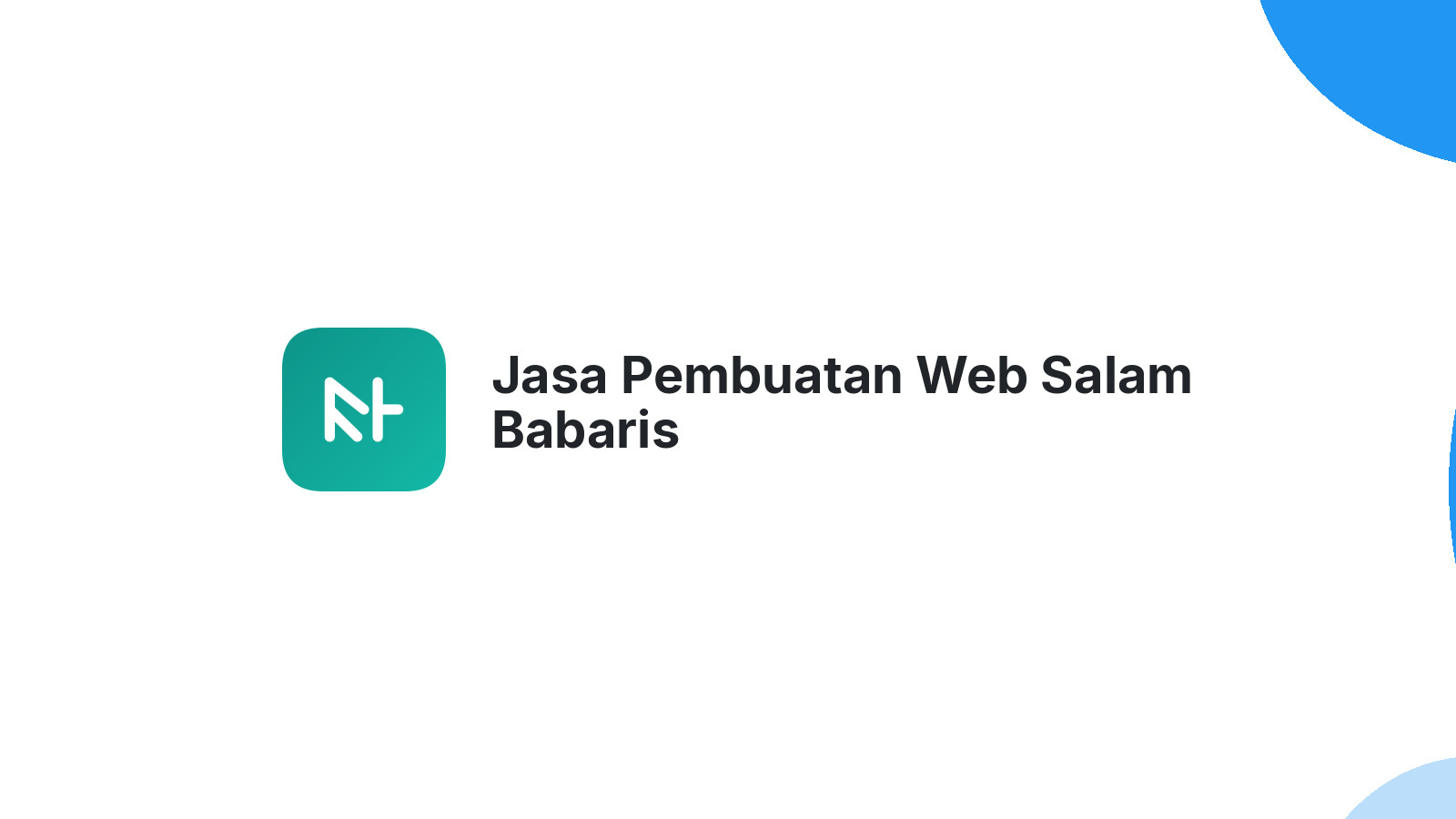Jasa Pembuatan Web Salam Babaris