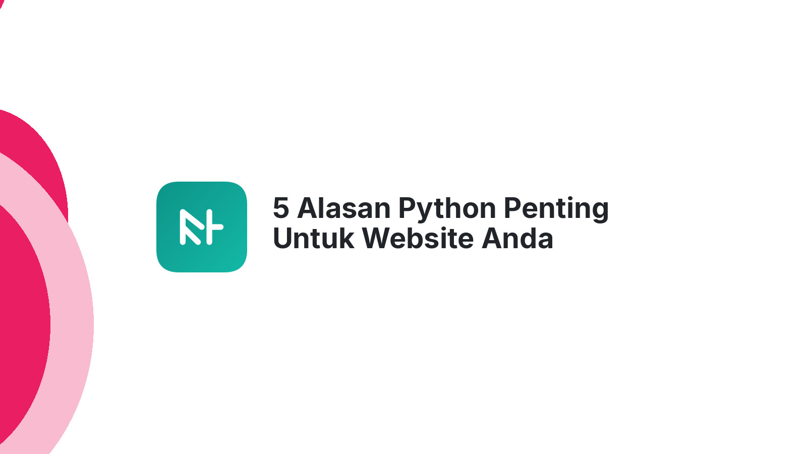 5 Alasan Python Penting Untuk Website Anda