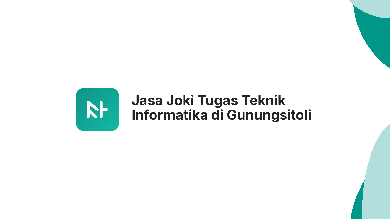 Jasa Joki Tugas Teknik Informatika di Gunungsitoli Alo Oa