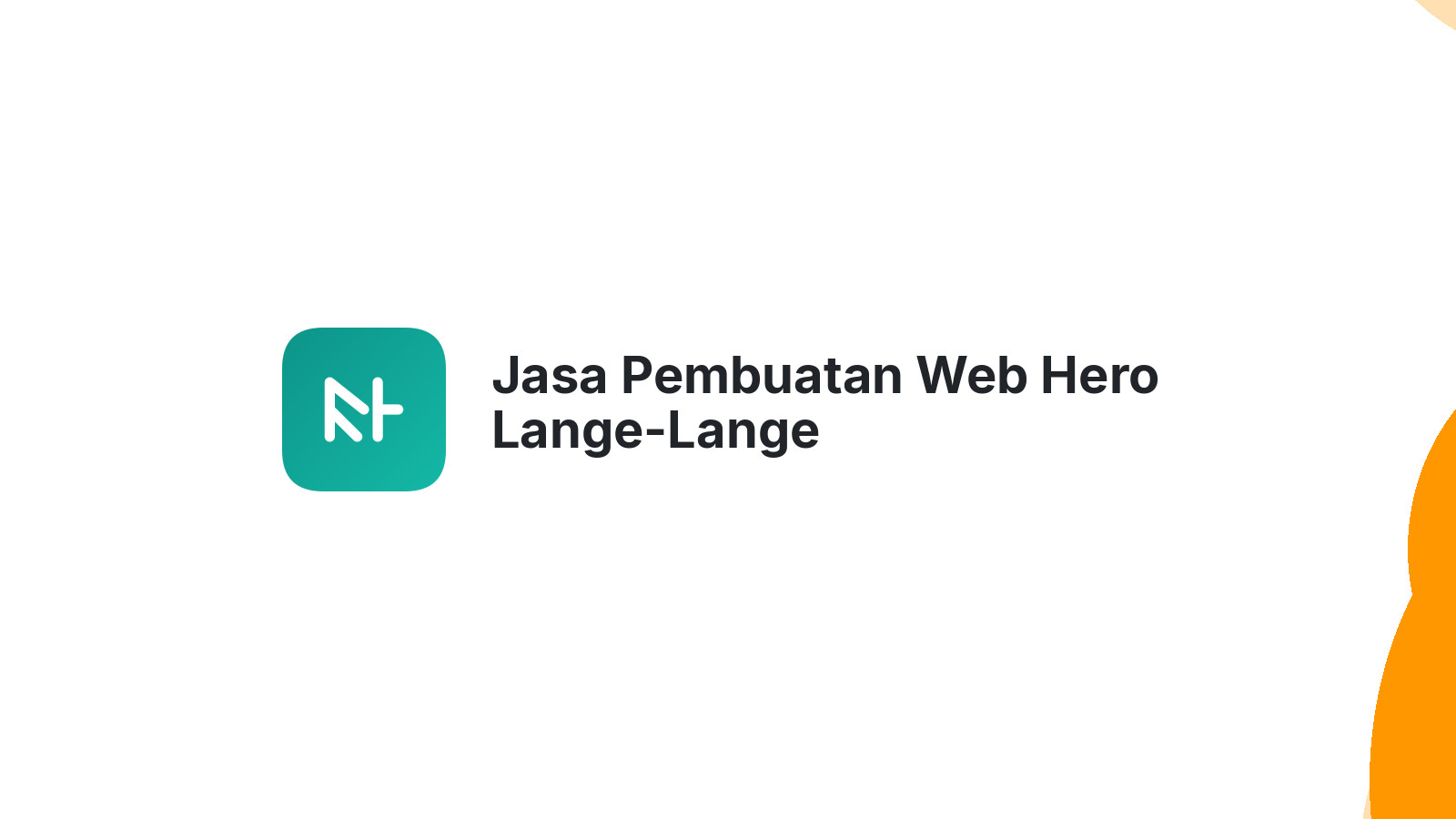 Jasa Pembuatan Web Hero Lange-Lange